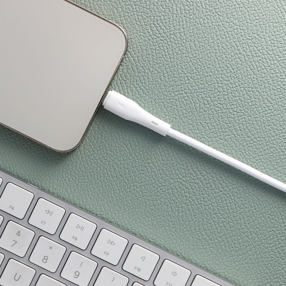 Kabel USB C do Lightning Forcell F-Energy PD 3A 27W Silicone 1 m C346 biały