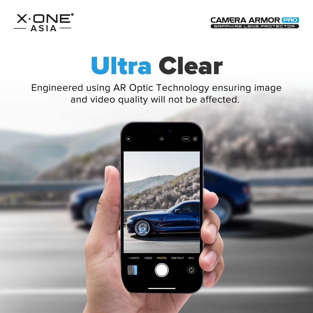 Sapphire Camera Lens Glass for iPhone 17 AIR X-One Camera Armor Pro