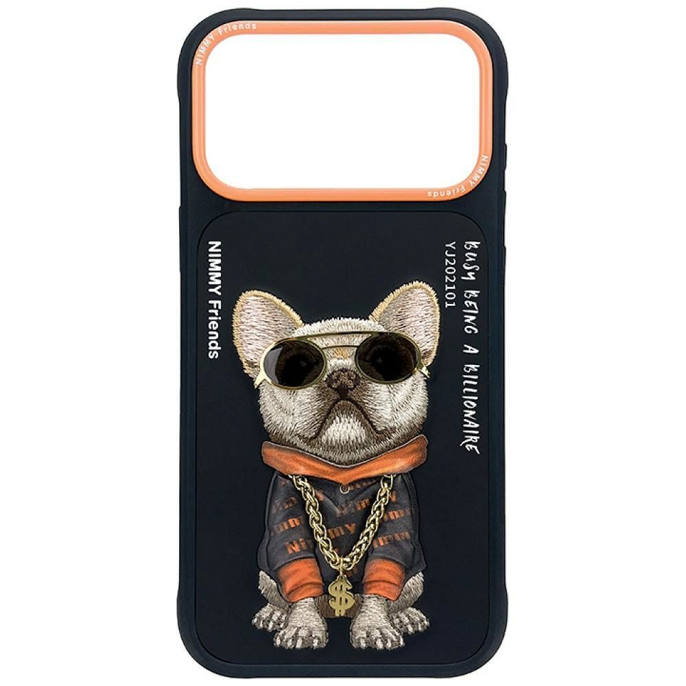 NIMMY case GLASSES COOL DOG for IPHONE 18 Pro Max/17 Pro Max black