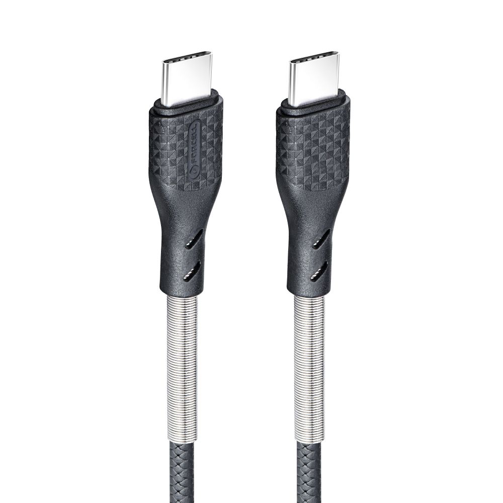 Cable USB C to USB C Forcell F-Energy QC4.0 PD 5A 240W Carbon 1 m CB-05C black