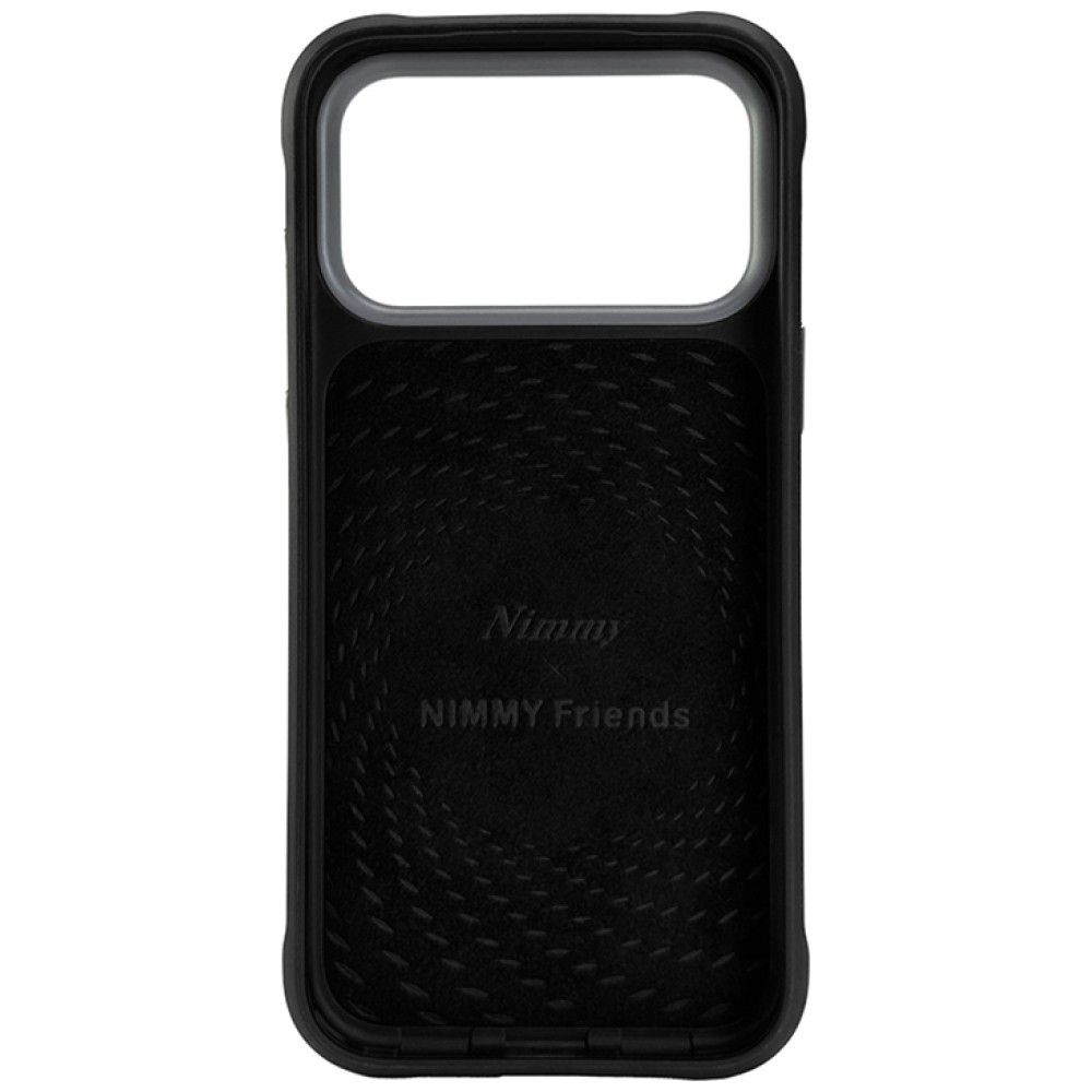 NIMMY case BIG EYED LYING GIANT PANDA compatible with MagSafe for IPHONE 18 Pro/17 Pro black