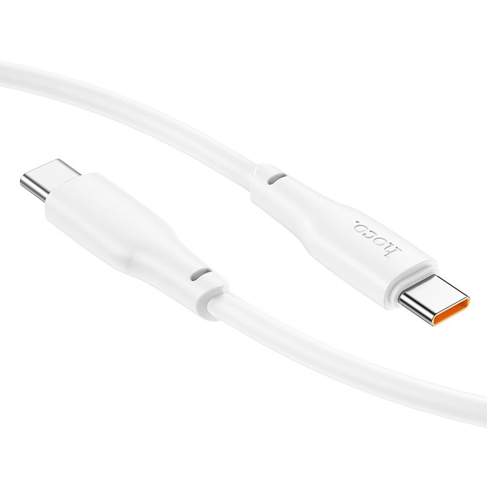 Cable USB C to USB C Hoco 3A 100W 1 m X93 white