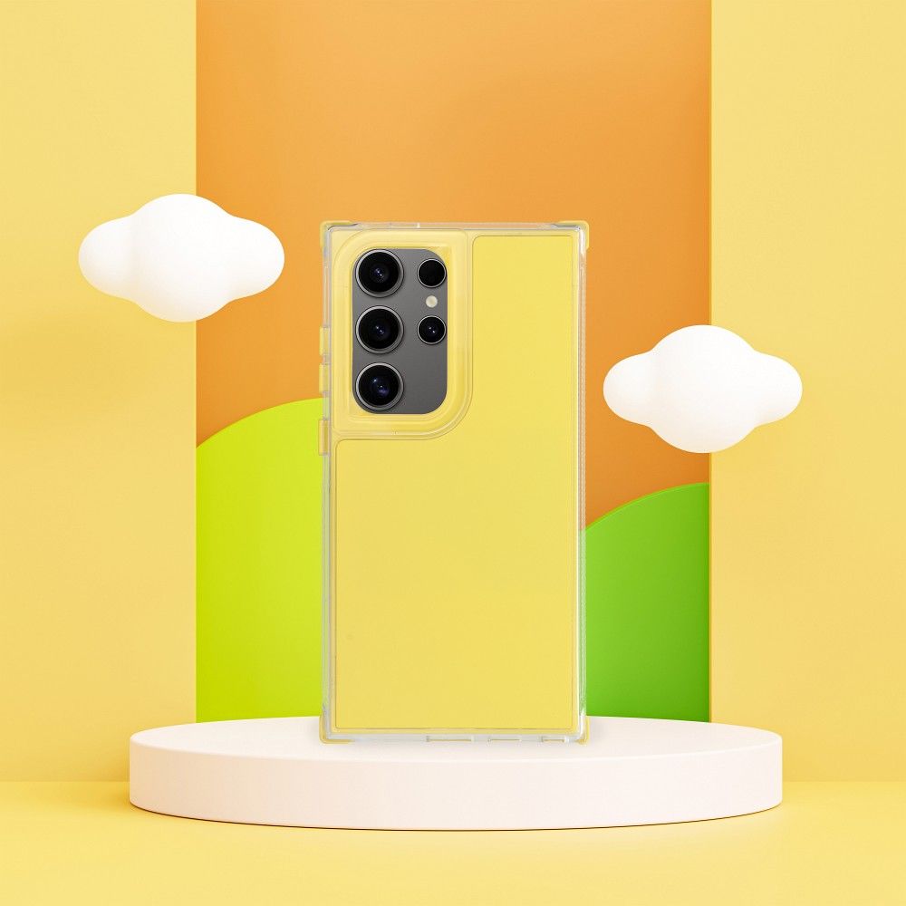 Futerał MATRIX do SAMSUNG S25 Ultra żółty