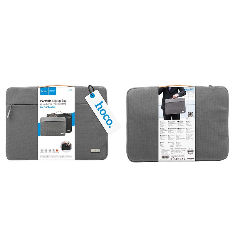 Torba na laptopa 14" Hoco GT7 szara