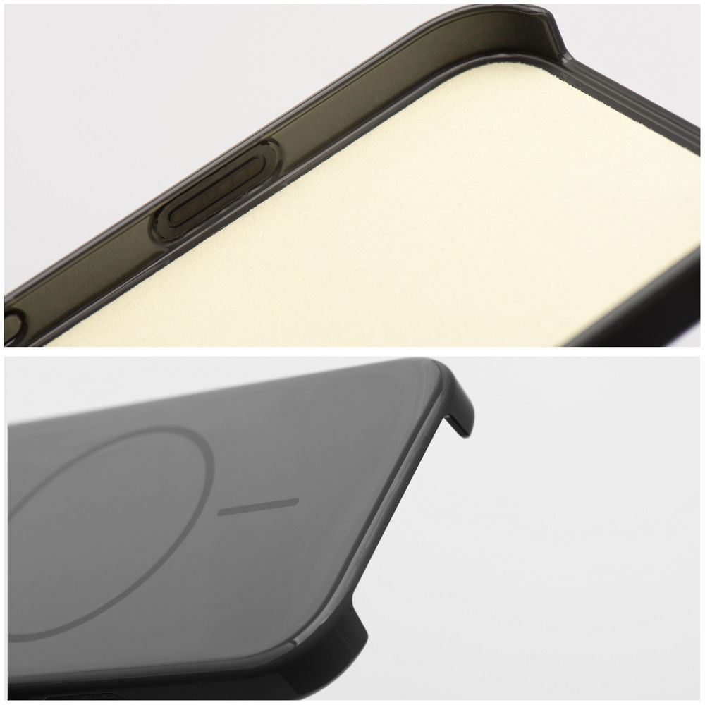 Glossy Mag Cover kompatybilny z MagSafe pasuje do IPHONE 16 PLUS czarny