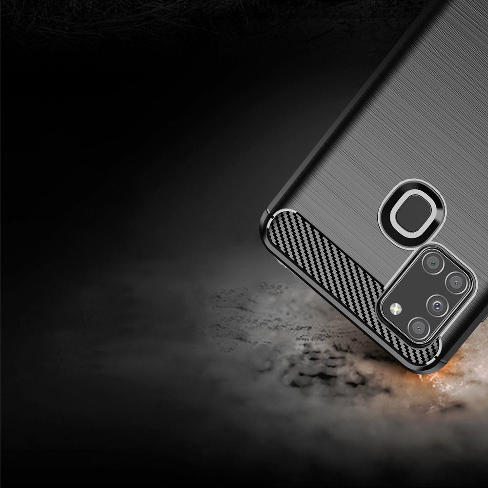 Futerał CARBON do SAMSUNG A21S czarny