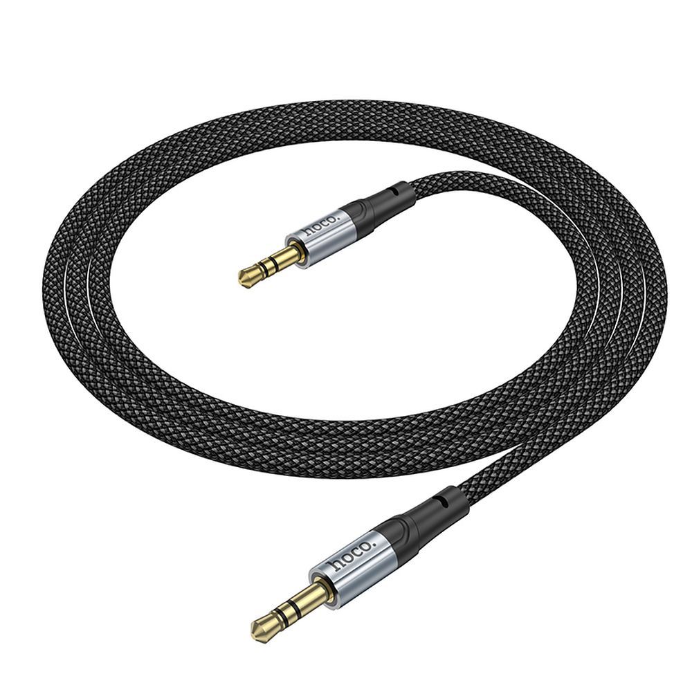 Cable AUX Jack 3,5 mm to Jack 3,5 mm Hoco 1 m UPA26 black