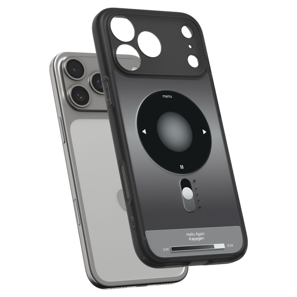 SPIGEN case ULTRA HYBRID compatible with MagSafe for IPHONE 17 Pro/18 Pro classic black