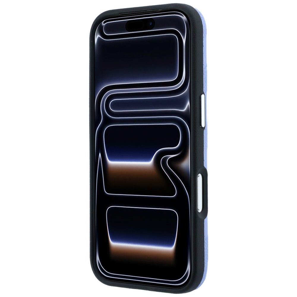 KARL LAGERFELD case for IPHONE 18 Pro/17 Pro compatible with MagSafe (Mono Resin Logo) light blue