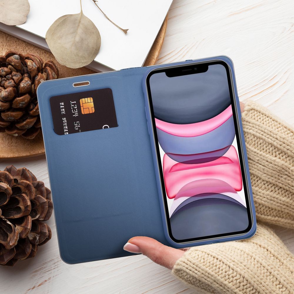 LUNA Book Carbon for IPHONE 16 blue