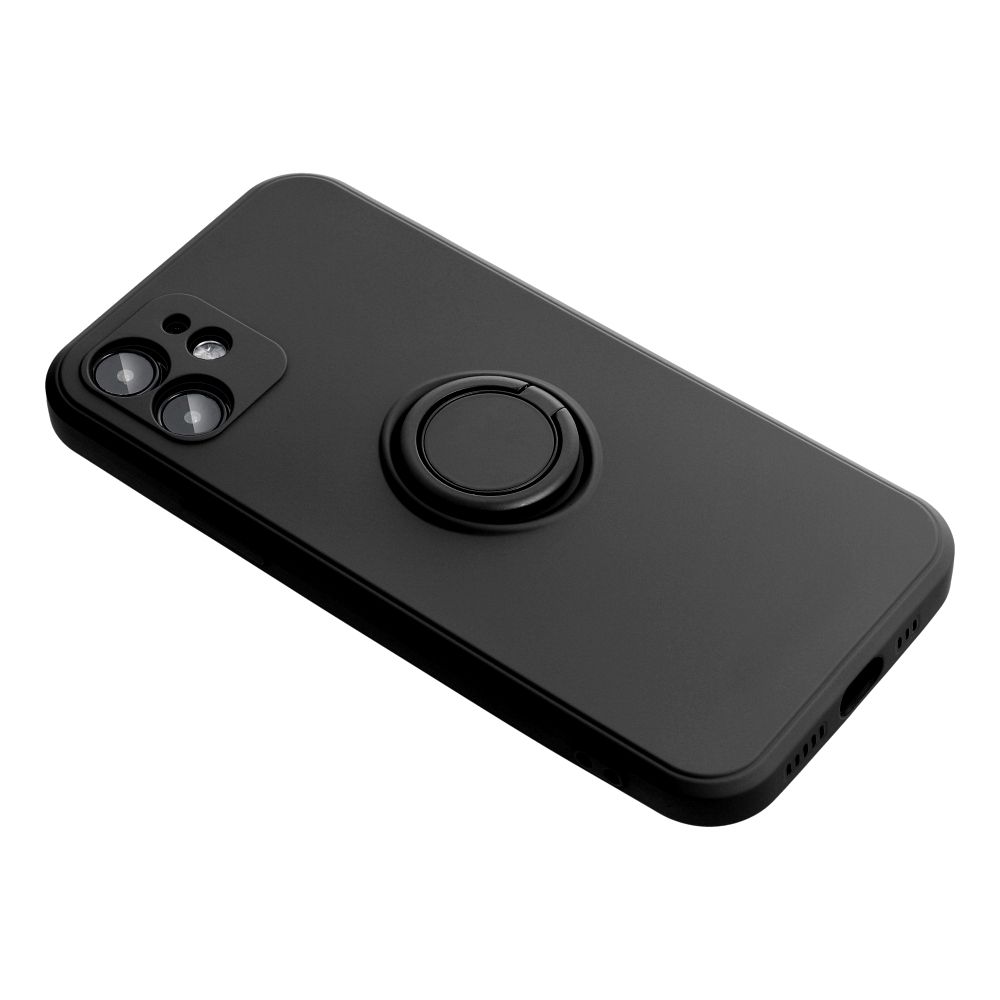 Futerał SILICONE RING do IPHONE 15 Plus czarny