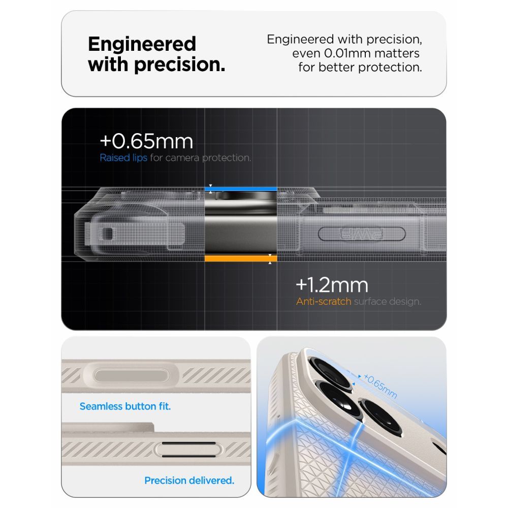 SPIGEN case LIQUID AIR for IPHONE 17 Pro/ 18 Pro natural titanium