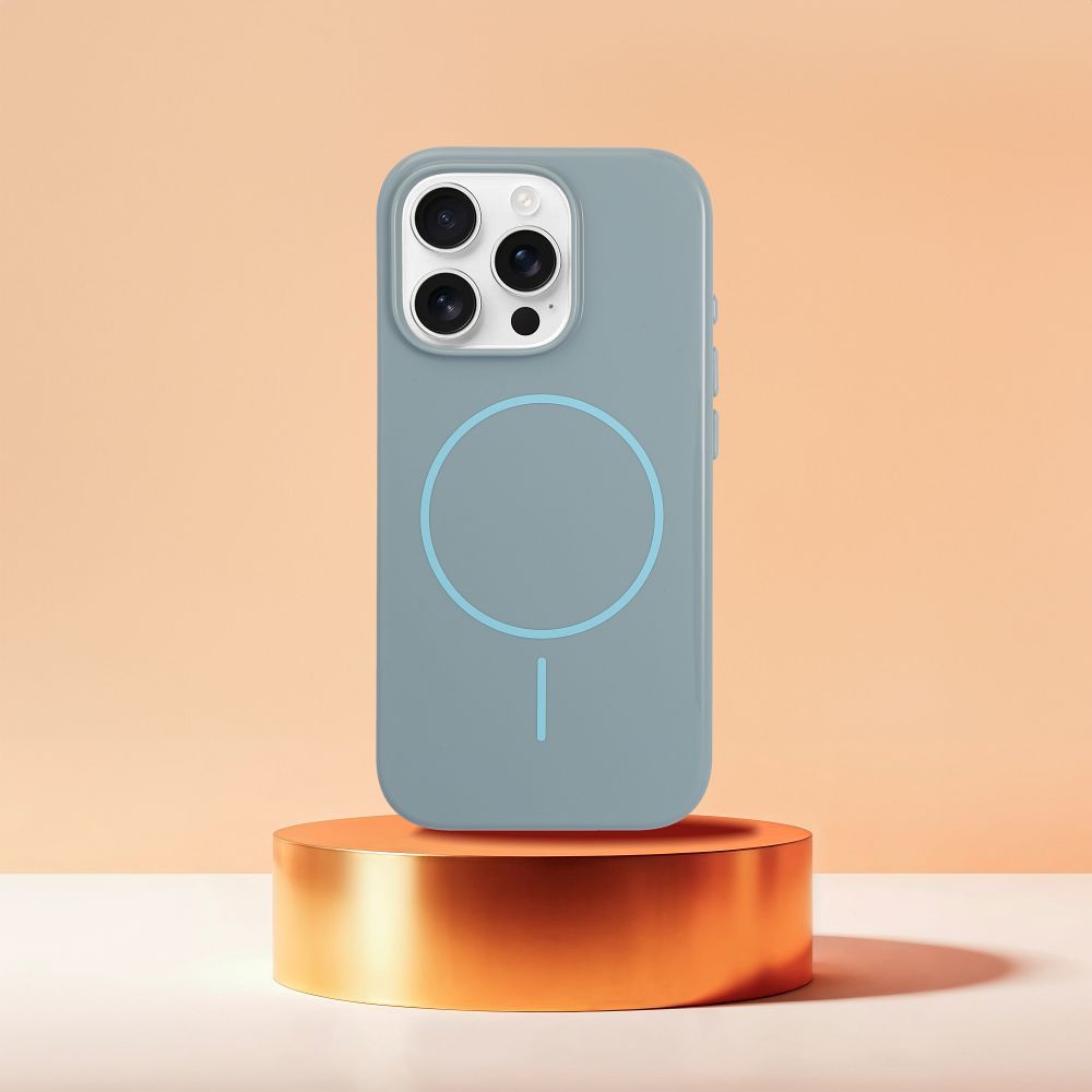 Glossy Mag Cover kompatybilny z MagSafe pasuje do IPHONE 15 PLUS miętowy