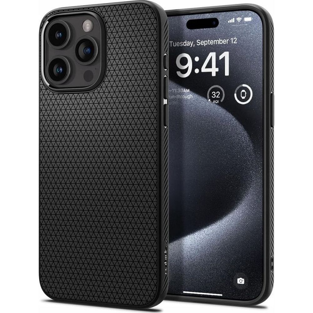 Case SPIGEN Liquid Air for IPHONE 16 Pro matte black
