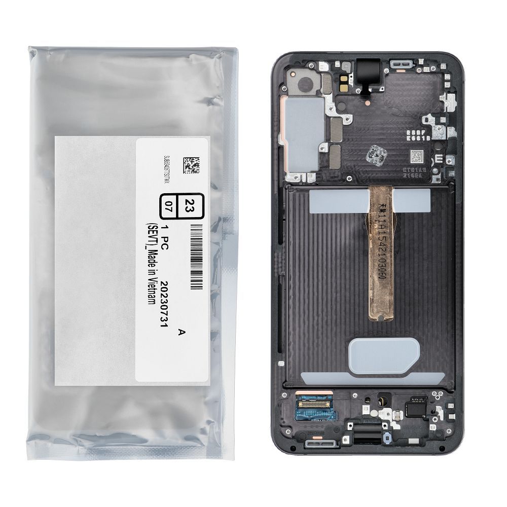 ServicePack LCD Display SAMSUNG S22 Plus S906 GH82-27500A Black
