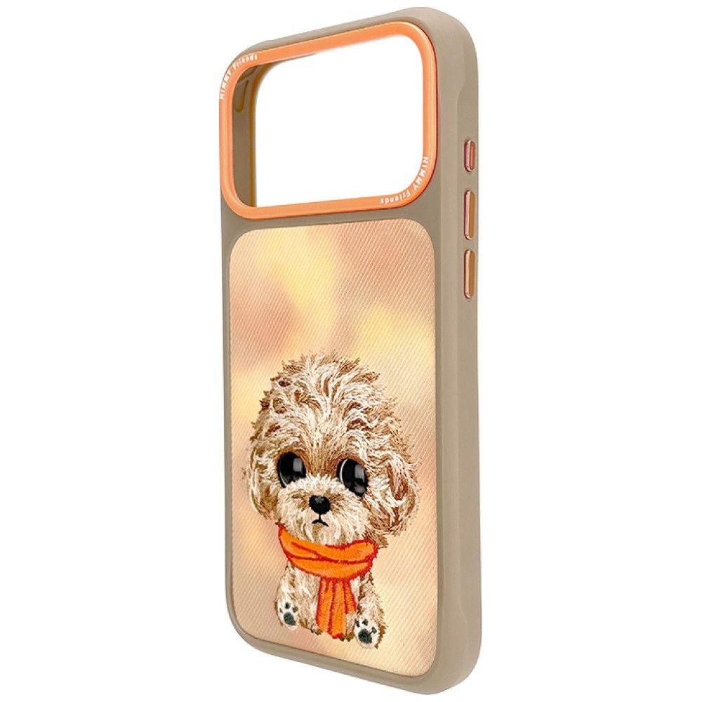 NIMMY case BIG EYED TEDDY POODLE for IPHONE 18 Pro Max/17 Pro Max brown