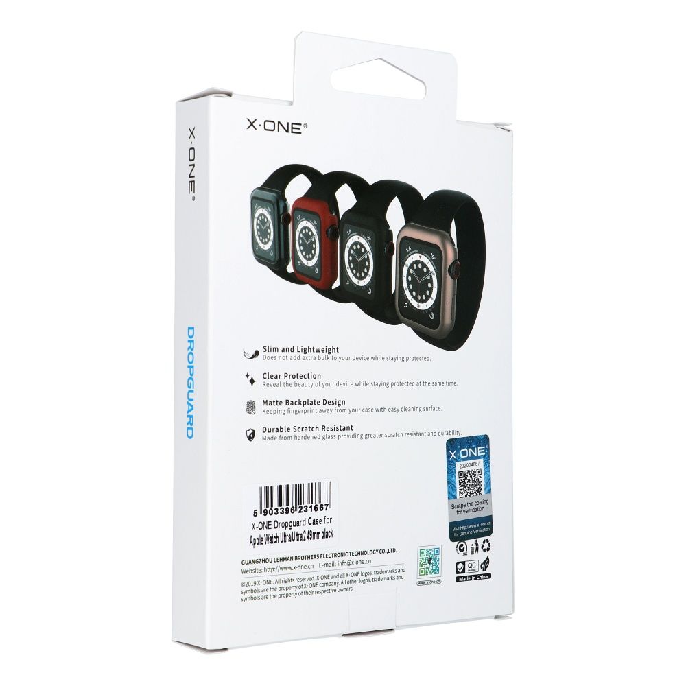 Futerał X-ONE Dropguard - do Apple Watch Ultra/Ultra2/Ultra3 49mm czarny