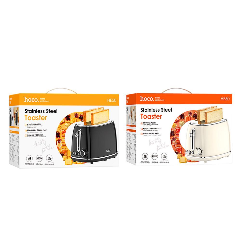 HOCO Retro toaster 850W HE50 black