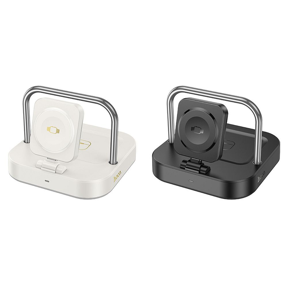 Ładowarka indukcyjna Hoco 3w1 3A 5W kompatybilna z Apple Watch CQ16A biała