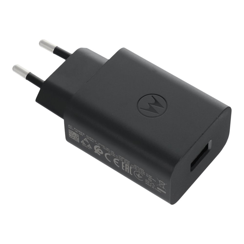 MOTOROLA original charger USB A 33W MC332 black bulk