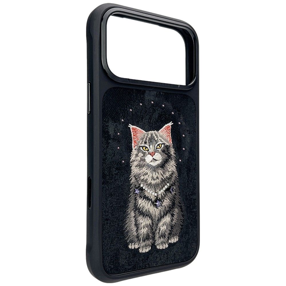 NIMMY case LUCKY FASHION CAT compatible with MagSafe for IPHONE 18 Pro Max/17 Pro Max black