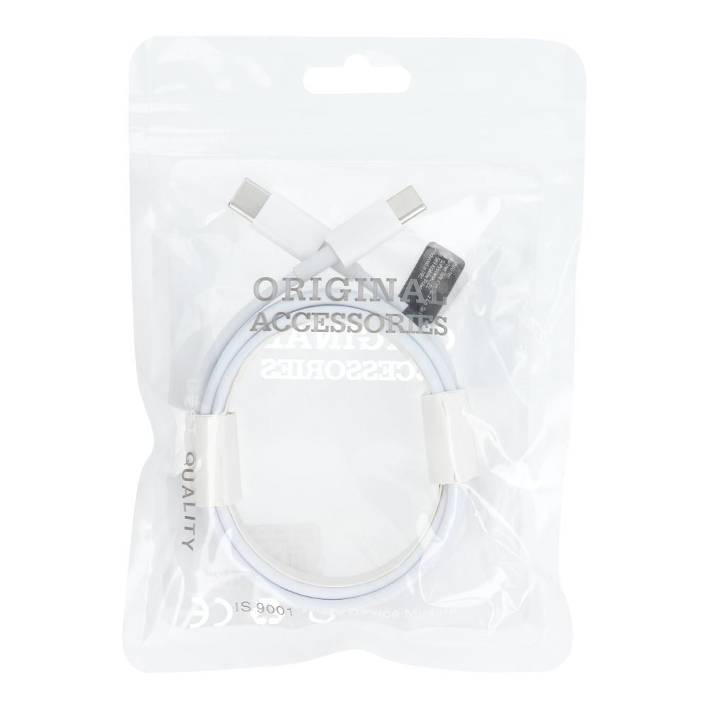 Kabel Typ C do Typ C PD 40W HD23 2 m biały