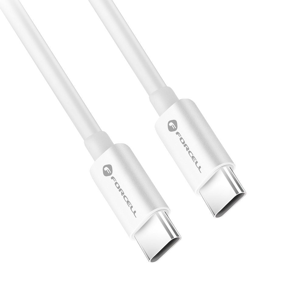 Kabel USB C do USB C Forcell F-Energy QC4.0 PD 3A 60W 3 m C338 biały