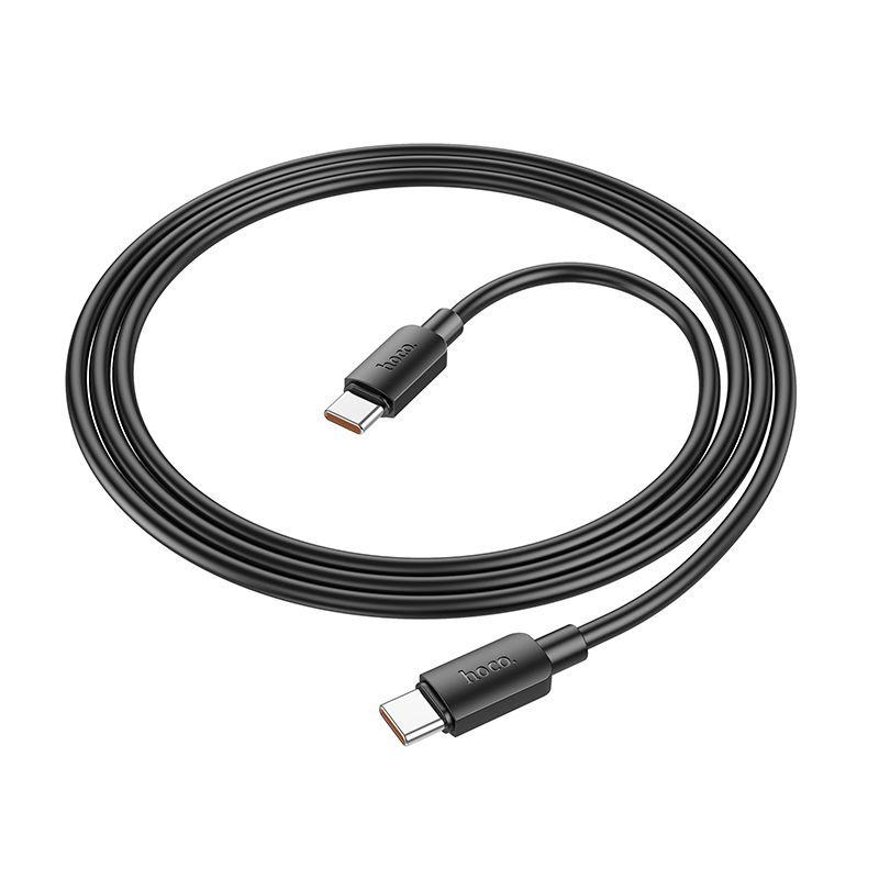 Kabel USB C do USB C Hoco PD 6A 100W 1 m X96 czarny