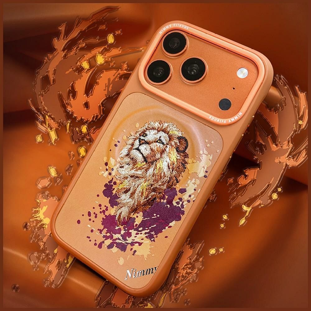 NIMMY case LION compatible with MagSafe for IPHONE 18 Pro/17 Pro orange