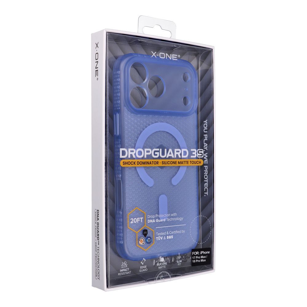 X-ONE Dropguard 3S Shock Dominator compatible with MagSafe for iPhone 18 Pro Max / 17 Pro Max light blue