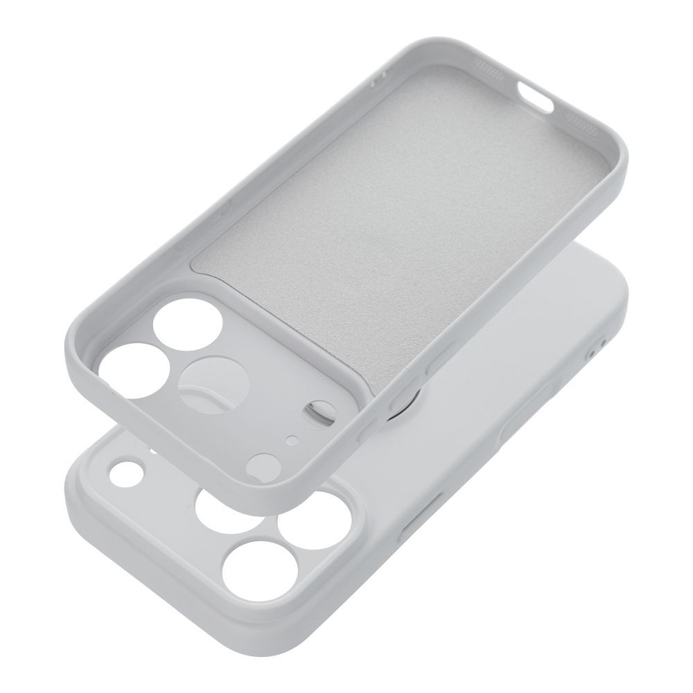 Case for iPhone 18 Pro Max / 17 Pro Max Silicone Ring silver