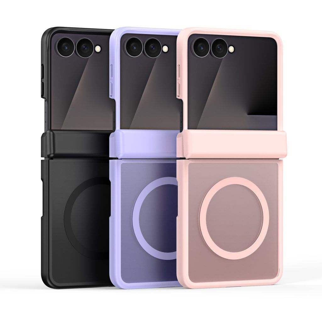 DUX DUCIS case YIND compatible with MagSafe for SAMSUNG Z Flip 8 light purple