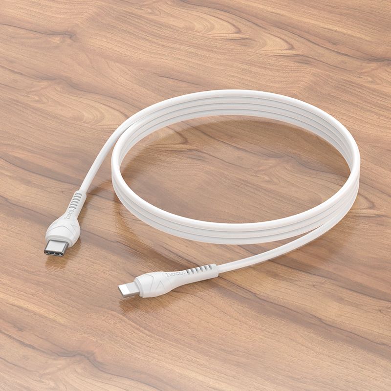 Kabel USB C do Lightning Hoco PD 27W 1 m X37 biały