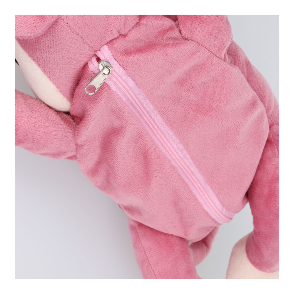 Pojemnik na chusteczki w kształcie małpy zawieszany różowy