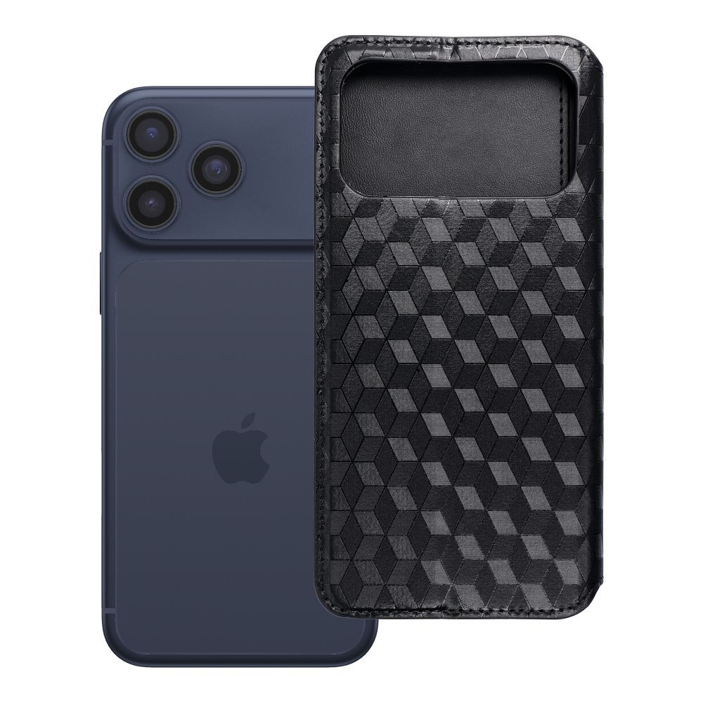 Flip case for iPhone 17 PRO MAX / 18 PRO MAX Cubic Book black
