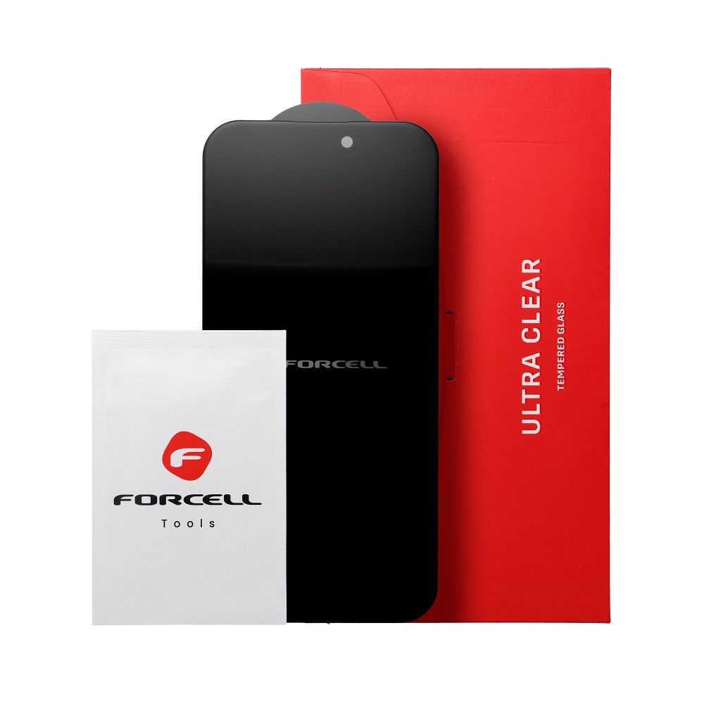 Szkło hartowane do iPhone 15 PLUS Forcell Privacy Glass czarne