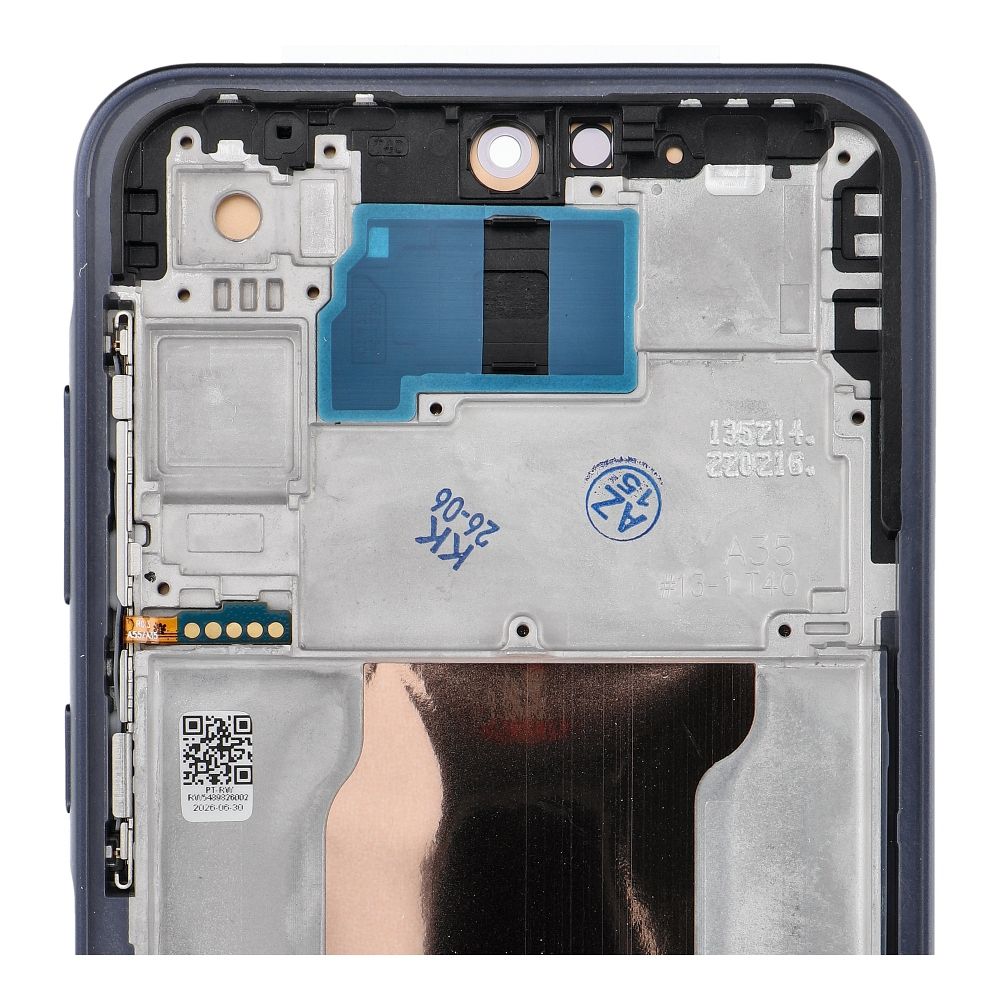 REWA lcd display for SAMSUNG A35 OLED black with frame