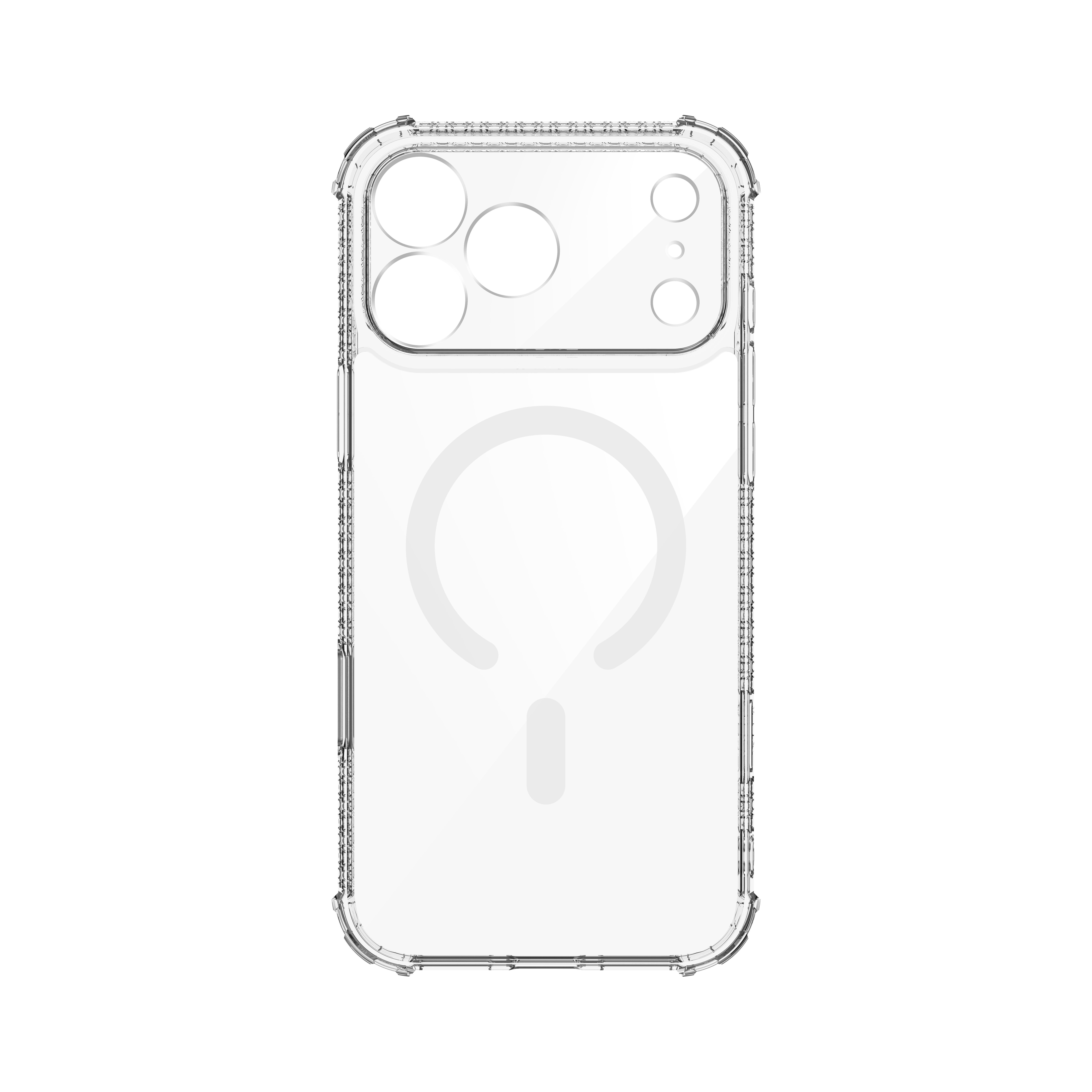 X-ONE Dropguard Pro compatible with MagSafe for iPhone 18 Pro Max / 17 Pro Max glitter white