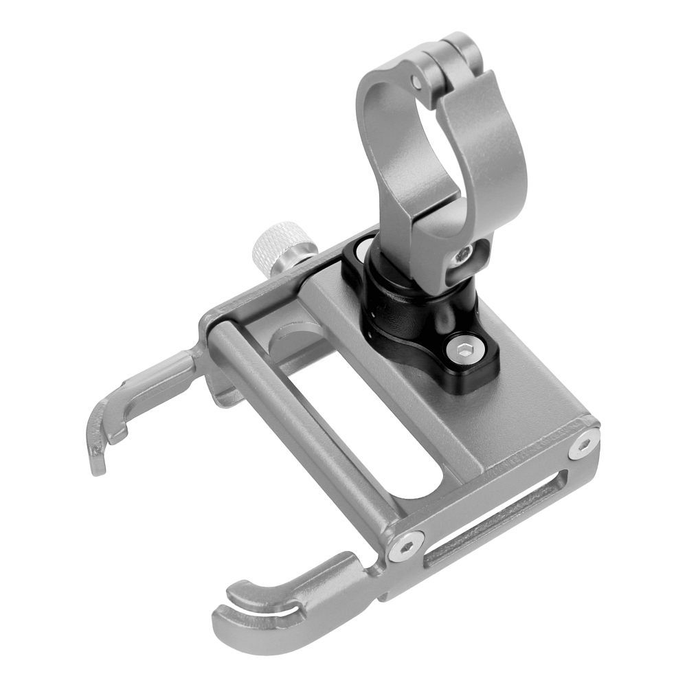 GUB bike holder for mobile phone P30 Aluminium silver
