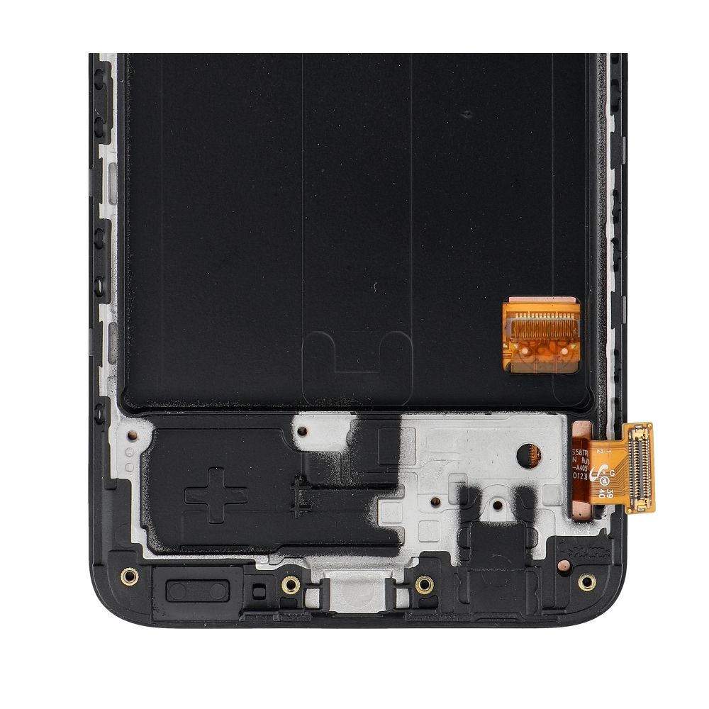 FIXCELL lcd display for SAMSUNG A40 AMOLED with frame black (change glass)
