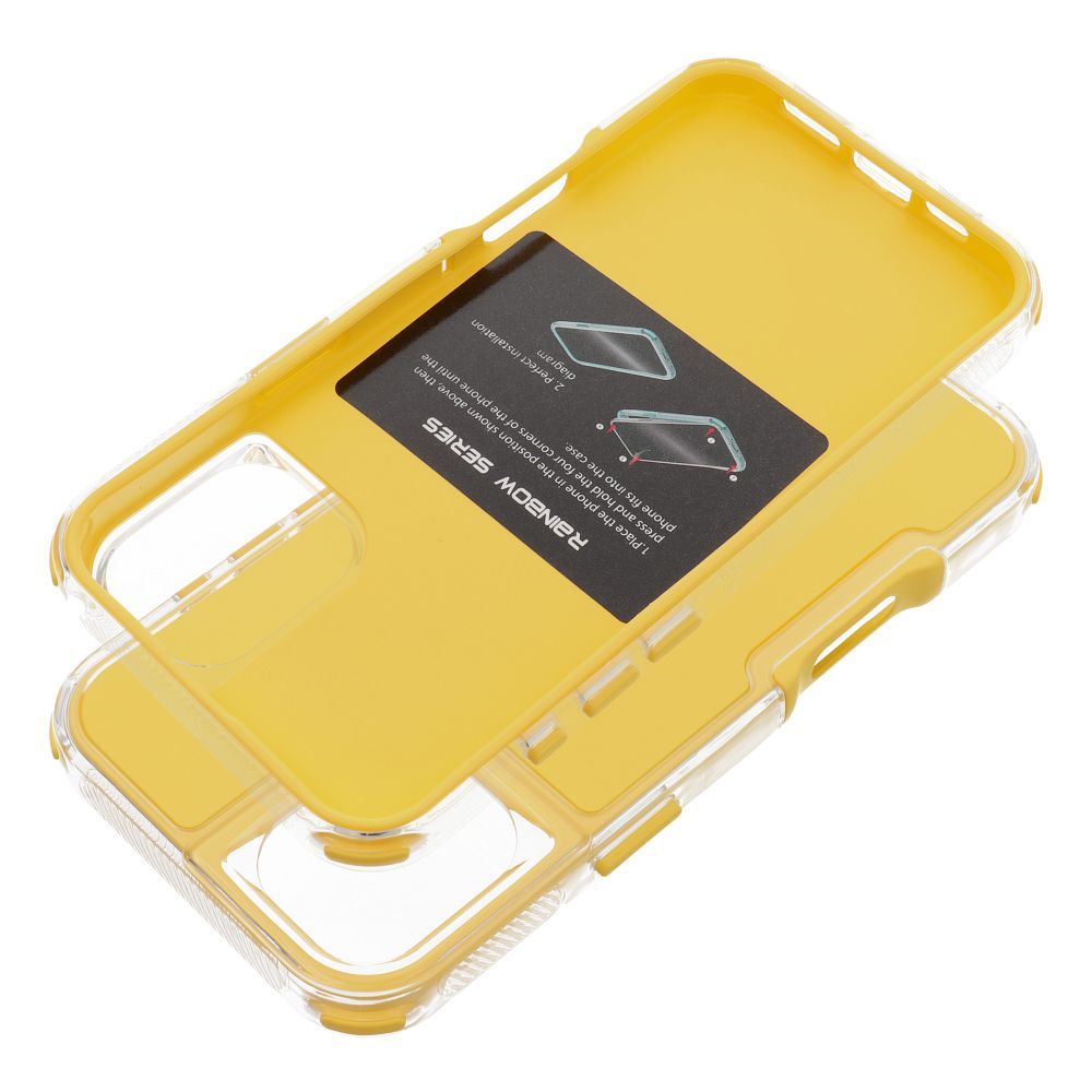 Futerał MATRIX do IPHONE 16 PLUS żółty