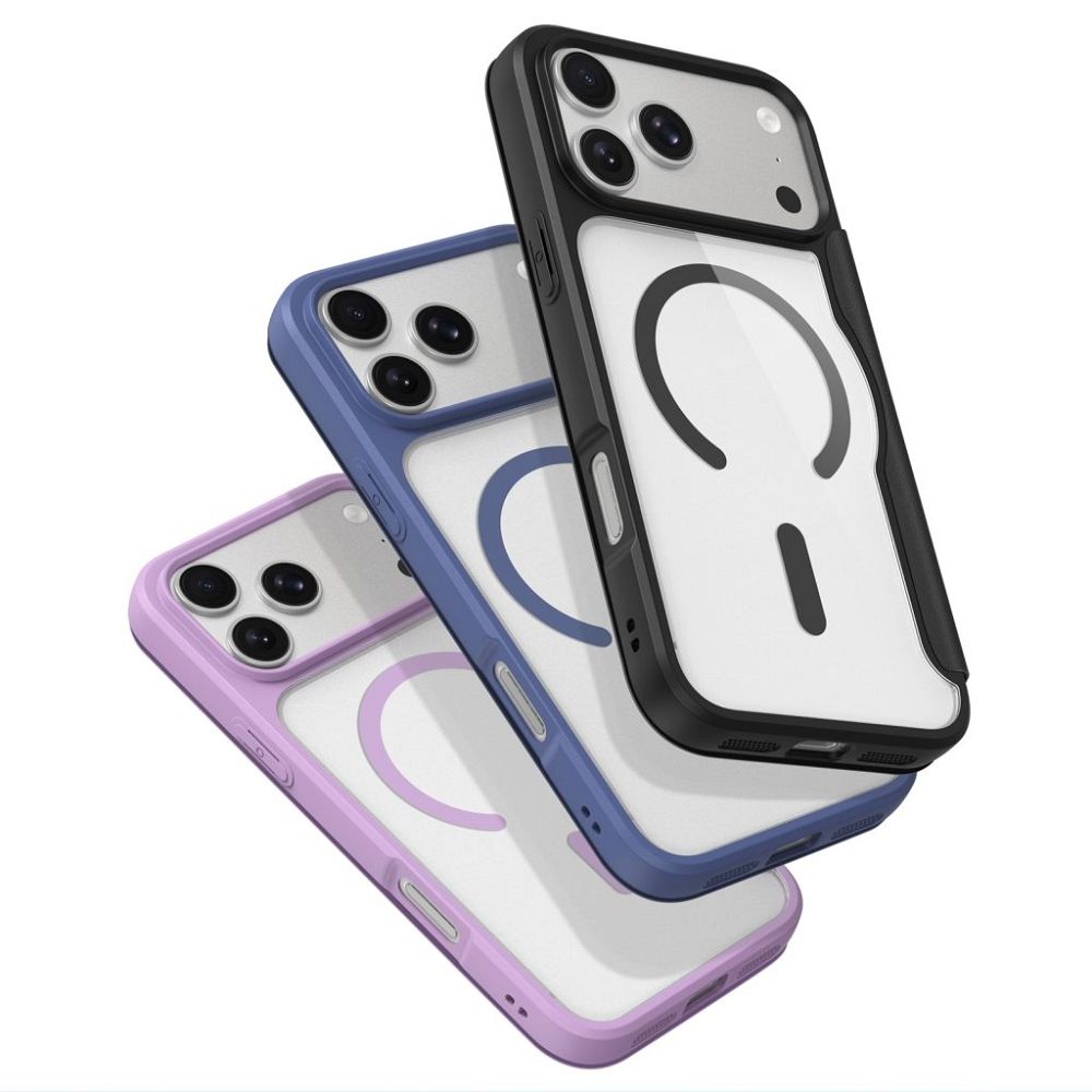 DUX DUCIS case SKIN X PRO compatible with MagSafe for iPhone 18 Pro / 17 Pro (Open Ring Version) black