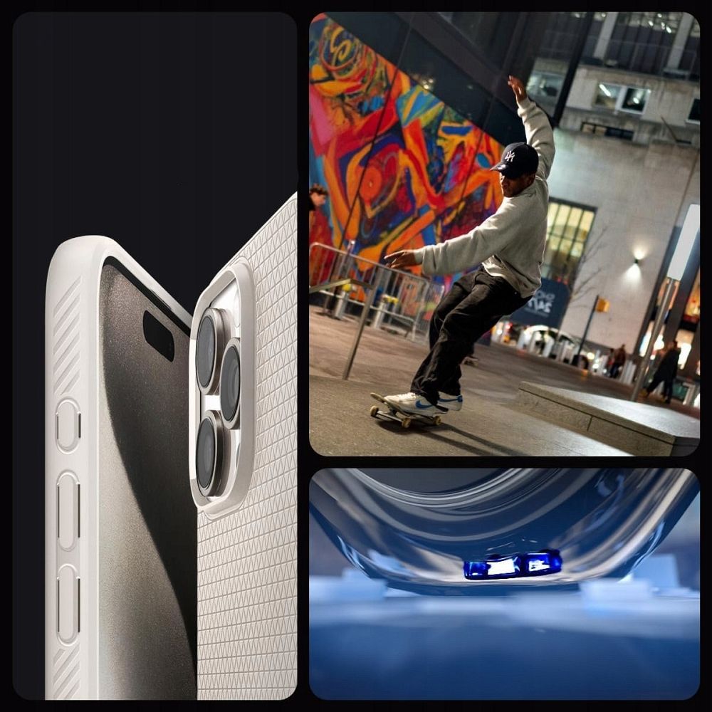 SPIGEN futerał LIQUID AIR do IPHONE 16 Pro matte black