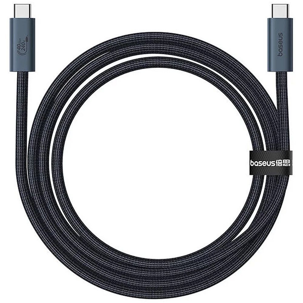 BASEUS kabel Typ C do Typ C PD3.1 240W 8K 60Hz CB000068 1 m czarny