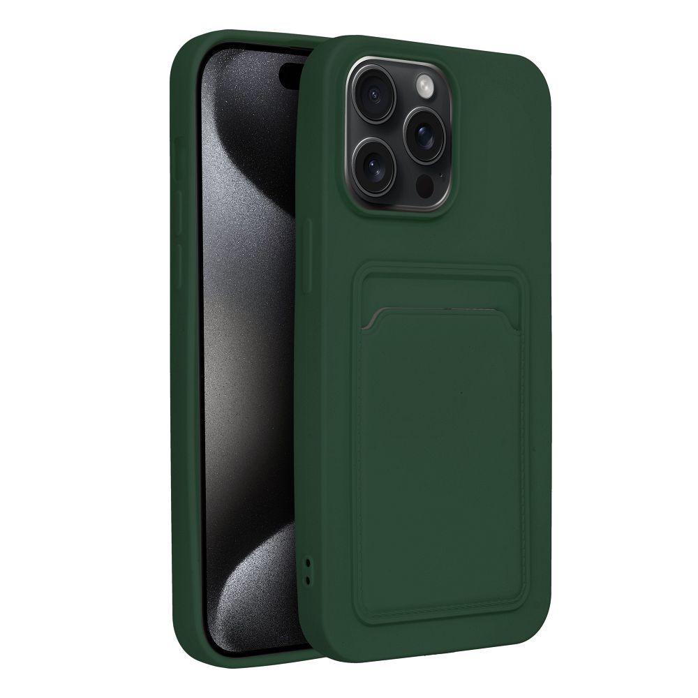 Futerał CARD CASE do IPHONE 15 Pro Max zielony