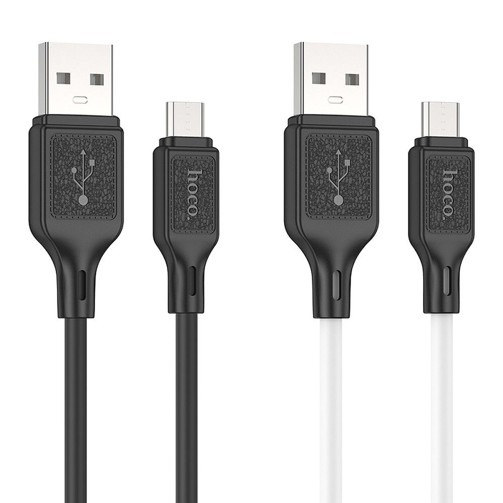Kabel USB A do Micro USB Hoco 2,4A 1 m X90 czarny