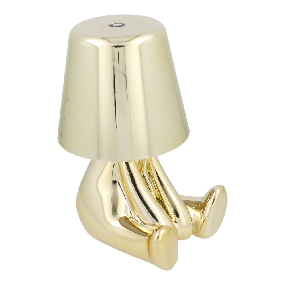 Lampka nocna GOLD MAN Art Deco siedzący (wzór 5) MLTL