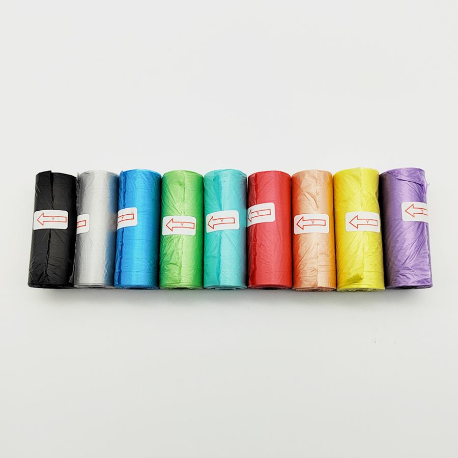 Worki na foliowe na psie odchody 10 rolek żółte