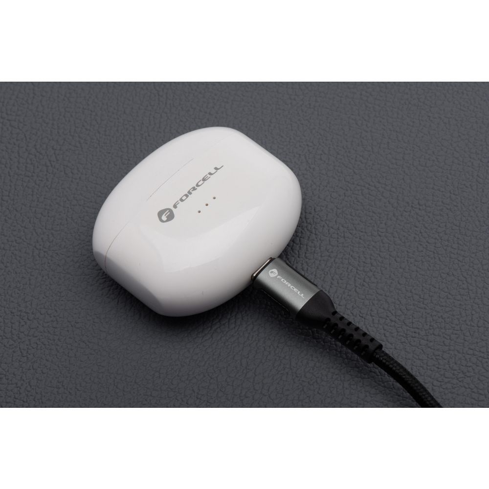 Kabel USB A do USB C Forcell F-Energy QC4.0 3A 66W Cafule 3 m C256 czarny