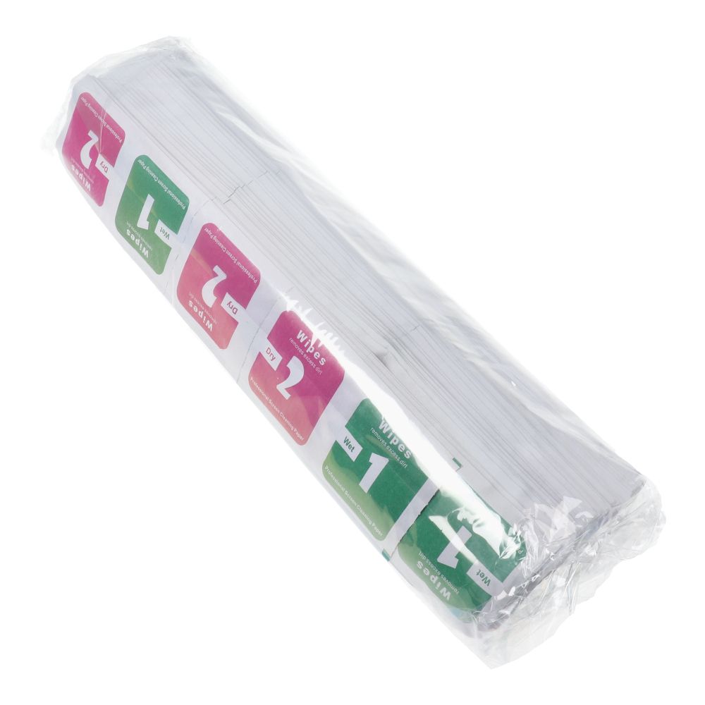 Ściereczki (mokra i sucha) do ekranu - zestaw 100szt